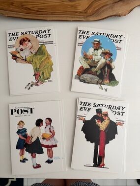 The Saturday Evening Post: A Norman Rockwell Collection 19 Cards with Envelopes